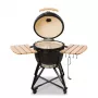 KAMADO BONO MEDIA 20 (52CM) Keraminis anglies grilis, blizgi juoda | Kur.lt
