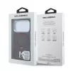 Karl Lagerfeld IML Ring Stand 360 Kameo Metal MagSafe dėklas, skirtas iPhone 18 Pro / 17 Pro - bordo spalvos