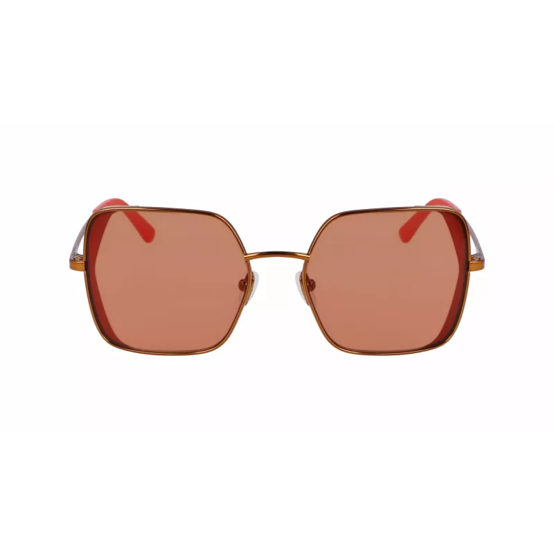 KARL LAGERFELD KL340S-800 Moteriški Akiniai nuo Saulės – Juodas Acetato Rėmelis, Pilki Polikarbonato Lęšiai, 56 mm