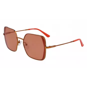 KARL LAGERFELD KL340S-800 Moteriški Akiniai nuo Saulės – Juodas Acetato Rėmelis, Pilki Polikarbonato Lęšiai, 56 mm