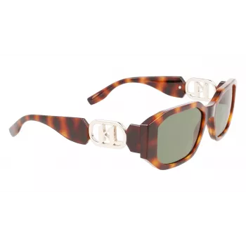 Moteriški katininiai akiniai nuo saulės KARL LAGERFELD KL6085S-240 Havana Brown Gradient 55mm