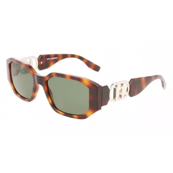 Moteriški katininiai akiniai nuo saulės KARL LAGERFELD KL6085S-240 Havana Brown Gradient 55mm