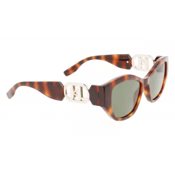 KARL LAGERFELD KL6086S-240 Moteriški Akiniai Nuo Saulės Havana Rudi Gradientiniai 54mm