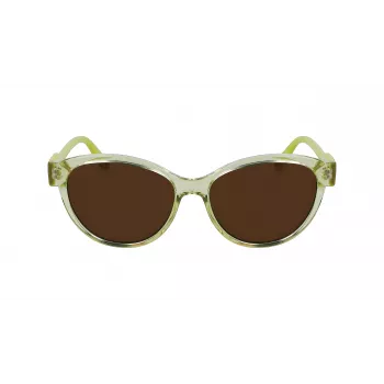 KARL LAGERFELD KL6099S-703 Moteriški Akiniai nuo Saulės Havana Ruda Acetato Rėmeliu Rudi Gradientiniai Lęšiai 54/15/140 mm