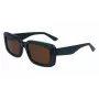 KARL LAGERFELD KL6101S-300 Unisex akiniai nuo saulės 54mm pilki lęšiai juodas acetatinis rėmas UV400