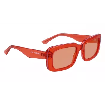 KARL LAGERFELD KL6101S-800 Unisex Akiniai nuo saulės - Juodas rėmas, Pilki lęšiai, 54mm