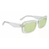 KARL LAGERFELD KL6101S-970 Unisex Akiniai 54/19/140 mm Kvadratinis Acetato Rėmas Polikarbonatiniai Lęšiai UV400