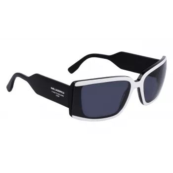 KARL LAGERFELD KL6106S-6 Unisex Akiniai Nuo Saulės 64/19/135 mm Juodi Pilki