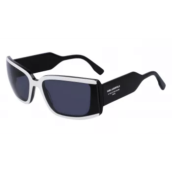 KARL LAGERFELD KL6106S-6 Unisex Akiniai Nuo Saulės 64/19/135 mm Juodi Pilki