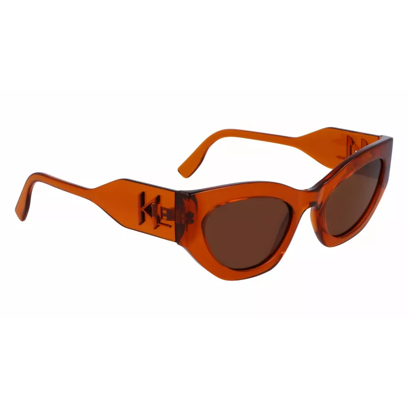 KARL LAGERFELD KL6122S522221 Moteriški akiniai nuo saulės Havana acetato rėmelis rudi lęšiai 52mm