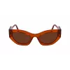 KARL LAGERFELD KL6122S522221 Moteriški akiniai nuo saulės Havana acetato rėmelis rudi lęšiai 52mm