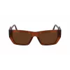 KARL LAGERFELD KL6123S541824 Unisex Akiniai, Blizgantis Juodas Rėmelis, Pilki Lęšiai, 54/18/140 mm