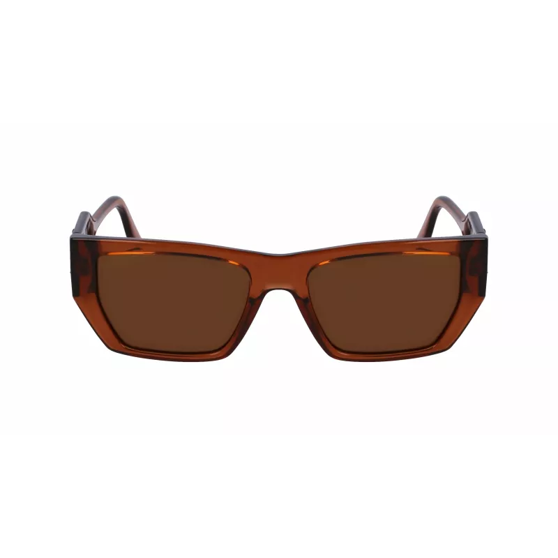 KARL LAGERFELD KL6123S541824 Unisex Akiniai, Blizgantis Juodas Rėmelis, Pilki Lęšiai, 54/18/140 mm