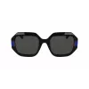 KARL LAGERFELD KL6124S-001 Moteriški katės akies formos akiniai nuo saulės, juodi/pilki, 53 mm
