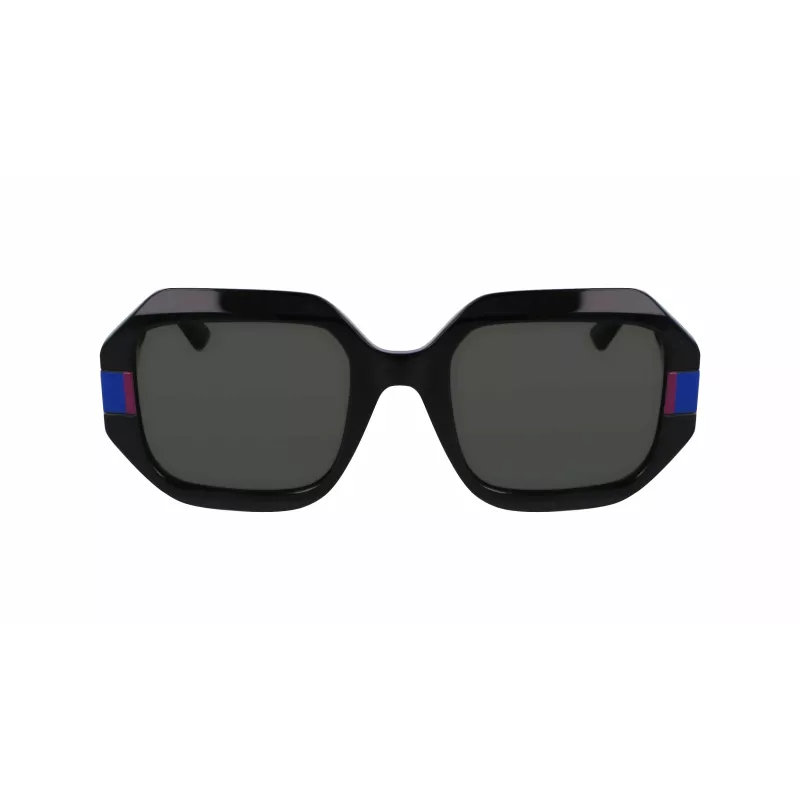 KARL LAGERFELD KL6124S-001 Moteriški katės akies formos akiniai nuo saulės, juodi/pilki, 53 mm