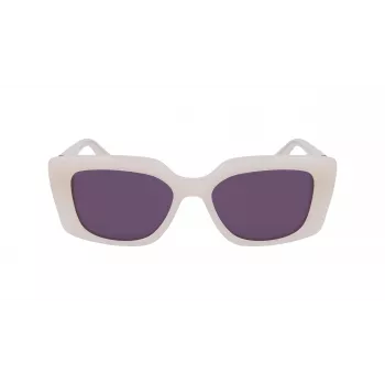 KARL LAGERFELD KL6125S-280 Moteriški Akiniai nuo Saulės Havana Tortoise Acetato Rėmeliu Rudi Gradientiniai Lęšiai 52mm