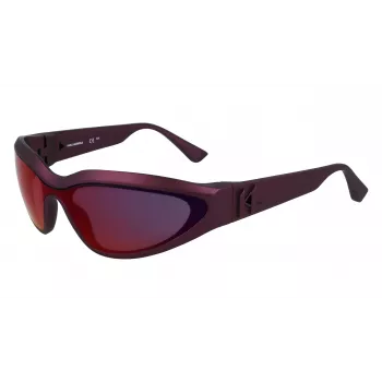 KARL LAGERFELD KL6128S-606 Unisex Akiniai Nuo Saulės Havana Ruda Acetatas 69mm