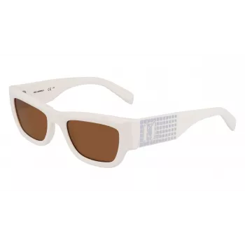 KARL LAGERFELD KL6141S522110 Moteriški akiniai nuo saulės – juodas rėmelis, pilki gradientiniai lęšiai 52/21/140 mm