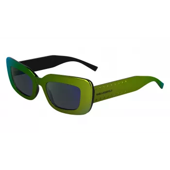 KARL LAGERFELD KL6164S-300 Moteriški kvadratiniai akiniai nuo saulės Havana Ruda Gradient 50mm