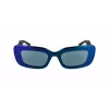KARL LAGERFELD KL6164S-400 Moteriški katinuko formos akiniai nuo saulės, permatomi mėlyni su pilkais gradientiniais stiklais, 50 mm