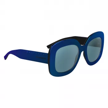 KARL LAGERFELD KL6165S-400 Moteriški Akiniai Nuo Saulės Kvadratiniai Plastikiniai Pilno Rėmo Pilki Gradientiniai Lęšiai 53/19/140 mm