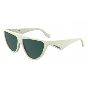 KARL LAGERFELD KL6185S591410 Moteriški drugelio formos akiniai nuo saulės, juodi/pilki, 59 mm
