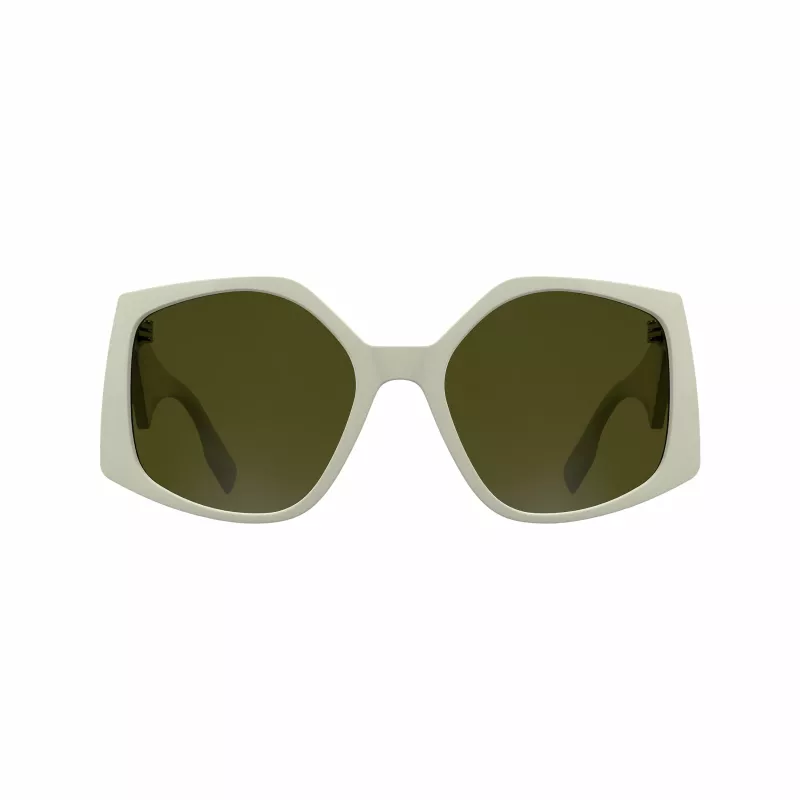 KARL LAGERFELD KL6208S-105 Moteriški Akiniai nuo Saulės - Juodas Acetato Rėmelis, Pilki Polikarbonato Lęšiai, 55 mm