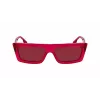KARL LAGERFELD KLJ6147S Unisex Square Sunglasses – Black Acetate Frame Grey Polycarbonate Lens 56mm