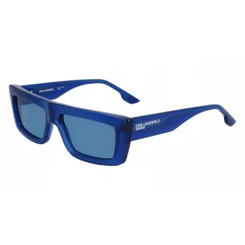 KARL LAGERFELD KLJ6147S Unisex akiniai – juodas rėmelis, pilki lęšiai 56/15/145 mm
