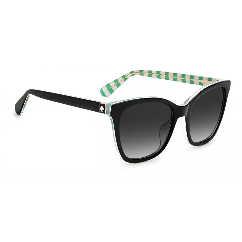 KATE SPADE DESIS807F59O Moteriški Akiniai nuo Saulės, Havana Acetato Rėmelis, Rudi Gradientiniai Lęšiai 55/17/140 mm