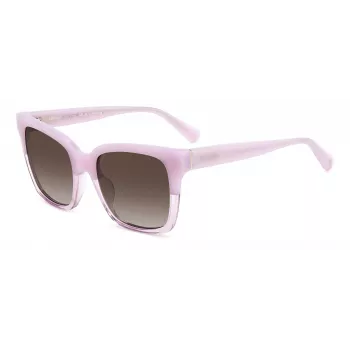 Kate Spade Harlow moteriški akiniai nuo saulės GSB3V - Havana acetato rėmelis, rudi gradientiniai lęšiai, 55/20/140 mm