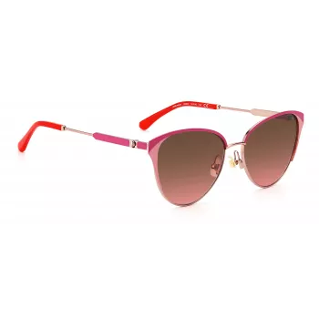 Kate Spade IANNA/G/S Moteriški Akiniai nuo Saulės – Juodas Rėmas, Pilki Lęšiai, 56/17/140 mm