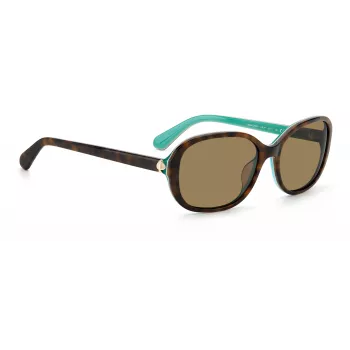 Kate Spade Izabella GSFZL Moteriški Saulės akiniai - Acetatinis rėmelis, UV400 apsauga, 55 mm lęšiai