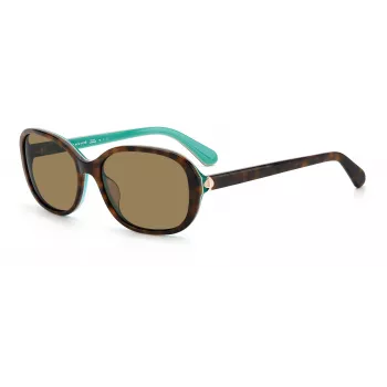 Kate Spade Izabella GSFZL Moteriški Saulės akiniai - Acetatinis rėmelis, UV400 apsauga, 55 mm lęšiai