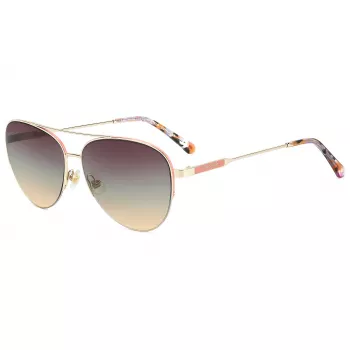 Kate Spade Janece moteriški akiniai nuo saulės JANECEGS3YG - Havana acetatinis rėmelis, rudi gradientiniai lęšiai, 58 mm