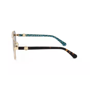 Kate Spade Raglan moteriški akiniai nuo saulės – kvadratinis acetatinis rėmelis – UV400 apsauga – 56/17/140 mm