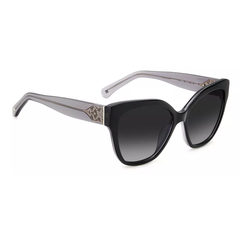 Kate Spade Savannah GS807F Moteriški Akiniai nuo Saulės – Tamsaus Havano Acetato Rėmelis su Rudais Gradientiniais Lęšiais 57/17/140 mm
