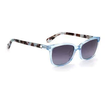 KATE SPADE TABITHASPJPF3 Moteriški akiniai nuo saulės – Havana acetato rėmelis, rudi gradientiniai lęšiai, 53 mm