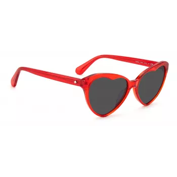 Kate Spade Velma moteriški akiniai nuo saulės VELMASC9AF7IR juodas rėmelis pilki gradientiniai lęšiai 57/17/140 mm