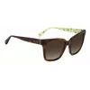 KATE SPADE moteriški akiniai nuo saulės Harlow GS086F5 - kvadratinis acetatinis rėmelis 55/17/140 mm
