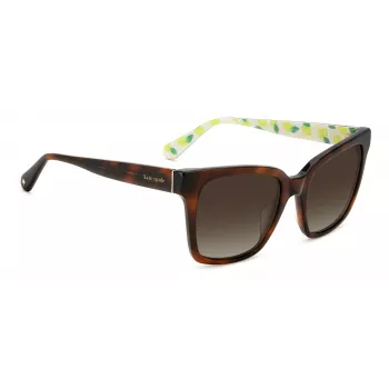 KATE SPADE moteriški akiniai nuo saulės Harlow GS086F5 - kvadratinis acetatinis rėmelis 55/17/140 mm
