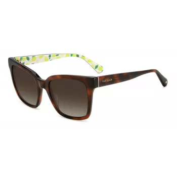 KATE SPADE moteriški akiniai nuo saulės Harlow GS086F5 - kvadratinis acetatinis rėmelis 55/17/140 mm