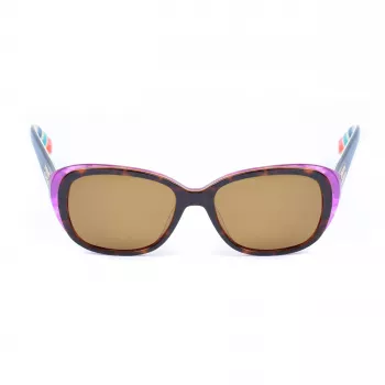 KATE SPADE Moteriški akiniai nuo saulės Hilde-P-S - Dark Havana - Polarizuoti rudi gradientiniai - 54 mm