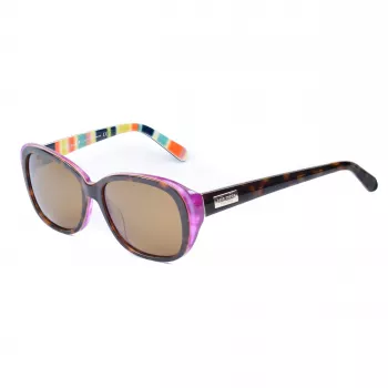 KATE SPADE Moteriški akiniai nuo saulės Hilde-P-S - Dark Havana - Polarizuoti rudi gradientiniai - 54 mm
