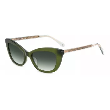 Kate Spade moteriški akiniai nuo saulės MERIDAGS1ED kvadratinis acetatinis rėmelis UV400 apsauga 54 mm