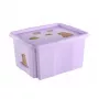 keeeper dėžė su dangteliu 15L Karolina “Capybara” 38x29,5x20,5cm Soft Purple