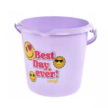 keeeper Deco kibiras 10L Ilvie Emoji Best Day Ø30x28cm purpurinis