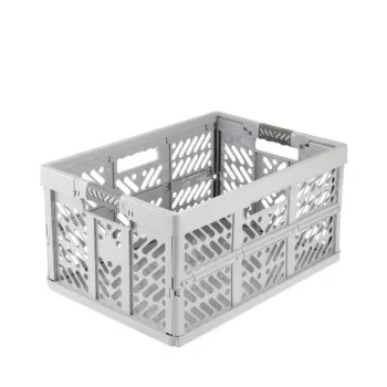 keeeper Folding Box ben 45 L Nordic Grey — sulankstoma laikymo dėžė, iki 50 kg apkrova, 54 x 37 x 28 cm
