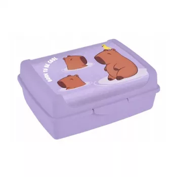 keeeper Maisto laikymo indas deco-click-box midi 1L Carla “Capybara” 17x13x7cm Soft Purple