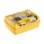 keeeper maisto laikymo indas deco-click-box midi 1L Carla Minions Mosaic 17x13x7cm geltonas